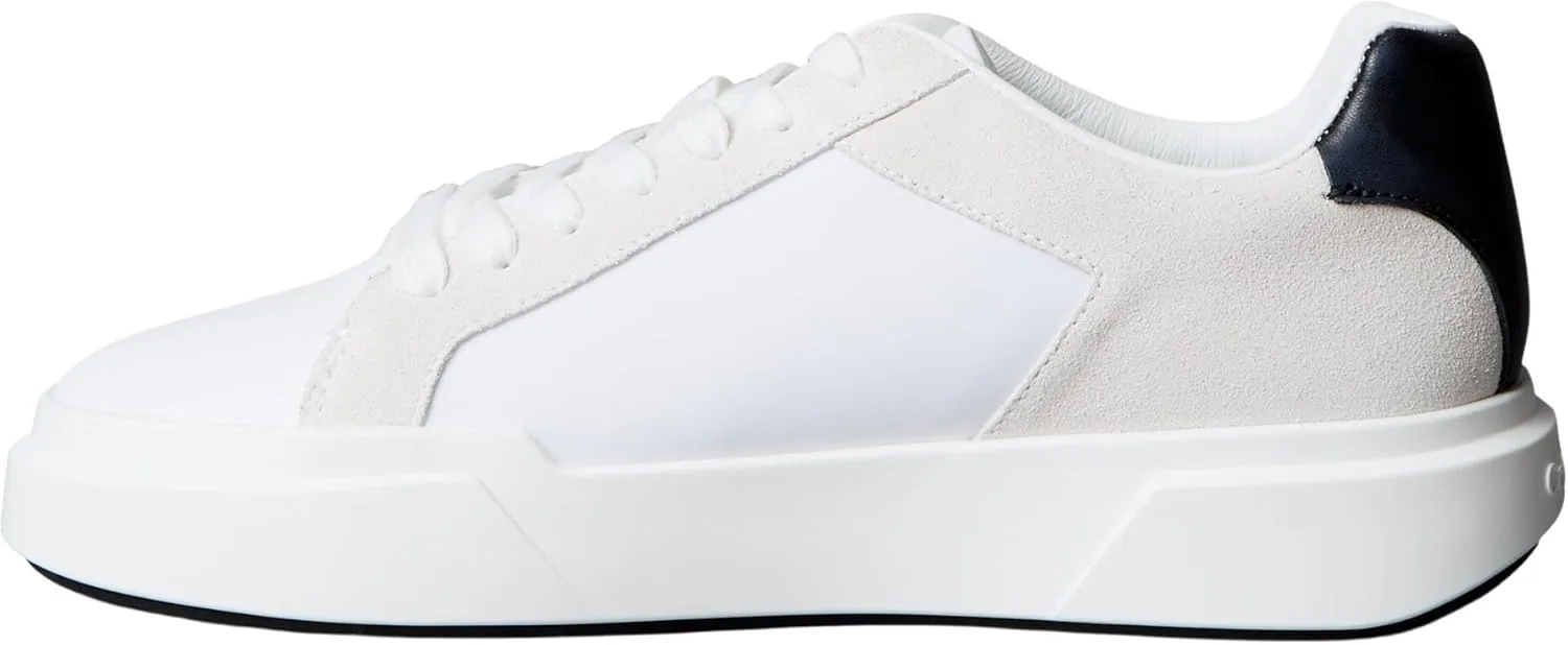 Мужские низкие кеды Calvin Klein Chunky Cupsole Laceup LTH Mix Ym0ym01348, белый/черный