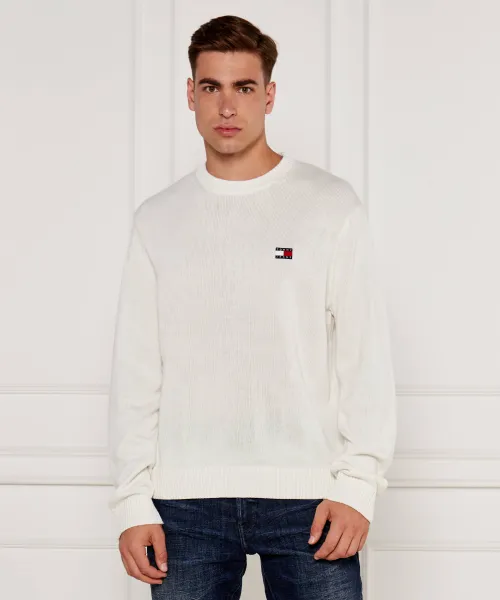 

Свитер Regular fit Tommy Jeans, белый
