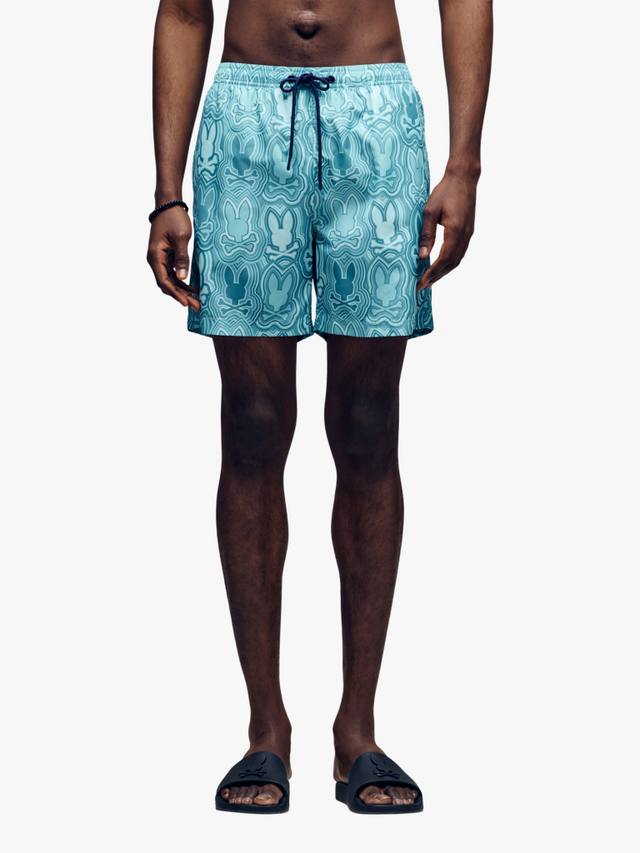 

Лёгкие плавательные шорты Psycho Bunny, Milky Blue