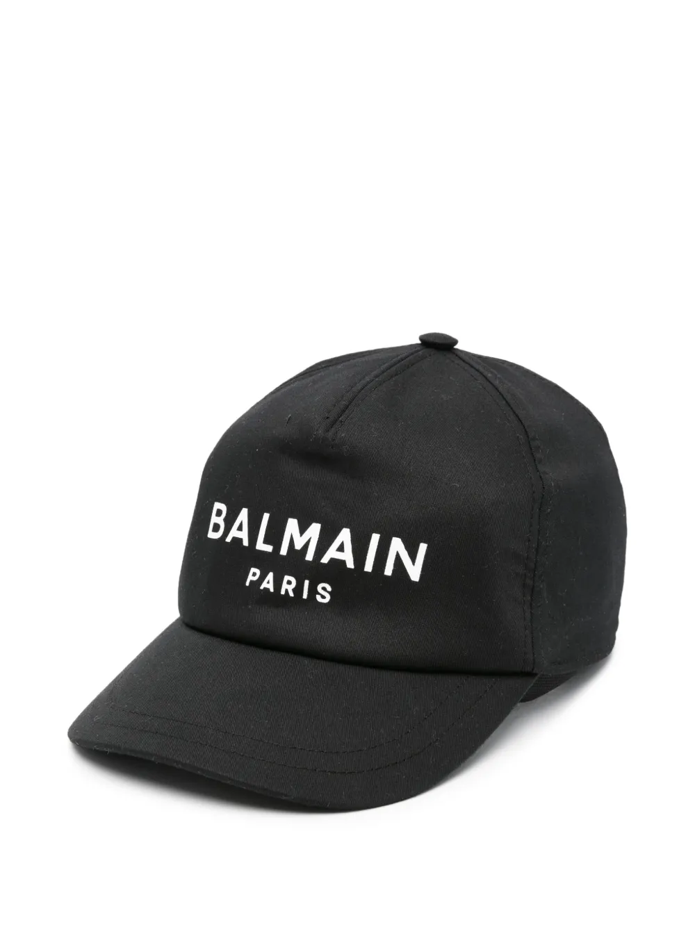 

Бейсболка с вышитым логотипом Balmain Kids, черный