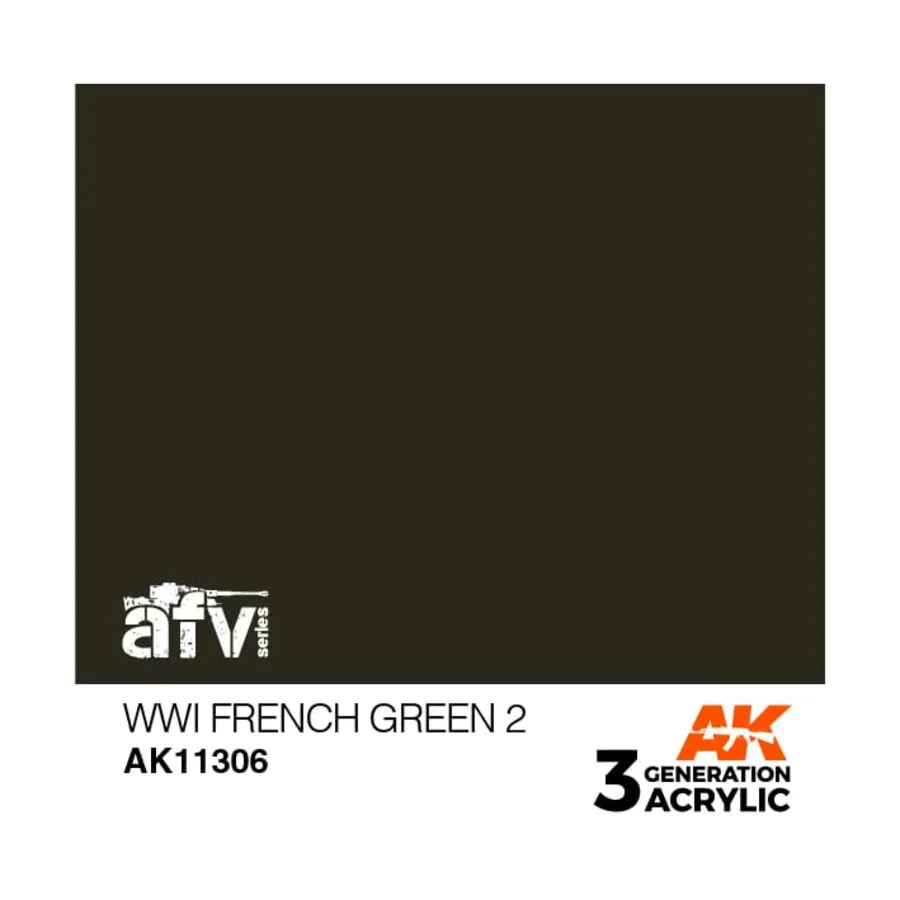 

Французский зеленый № 2 времен Первой мировой войны, 3rd Gen Acrylic - AFV