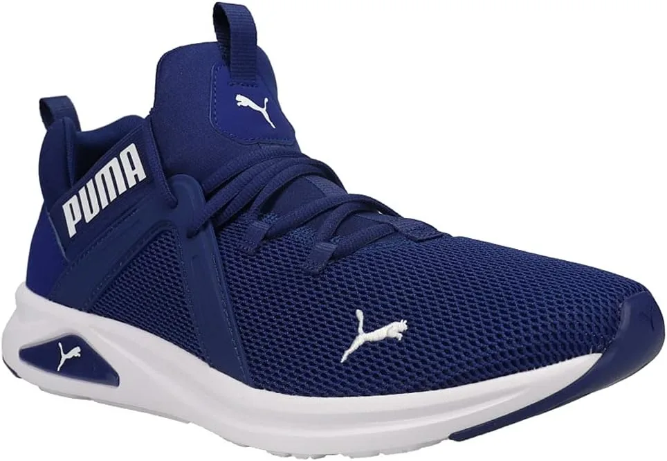 Мужские кроссовки PUMA Enzo 2 для бега по улицам, белый/синий — фото 2