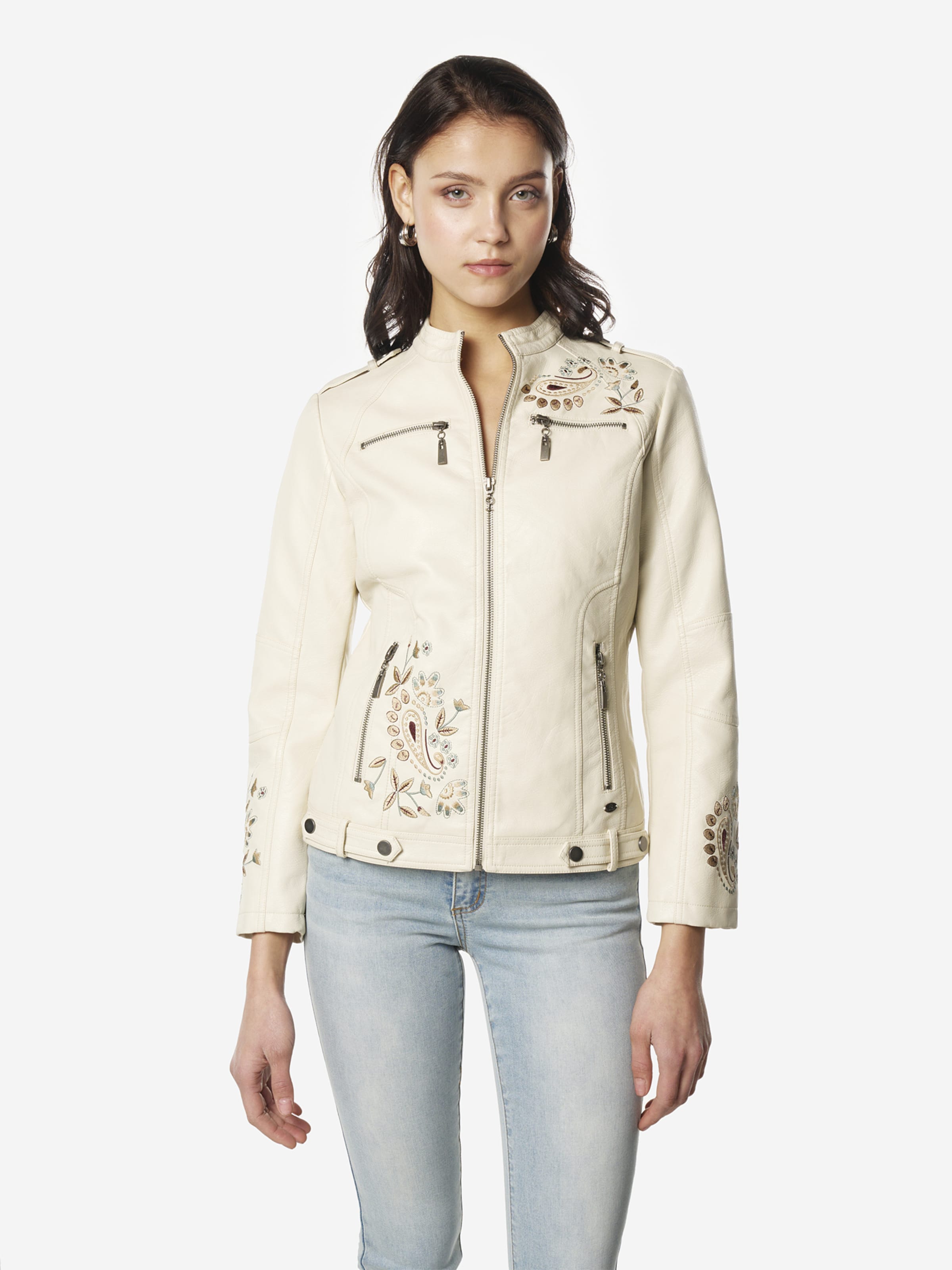 

KOROSHI Куртка для межсезонья в цвете Off White