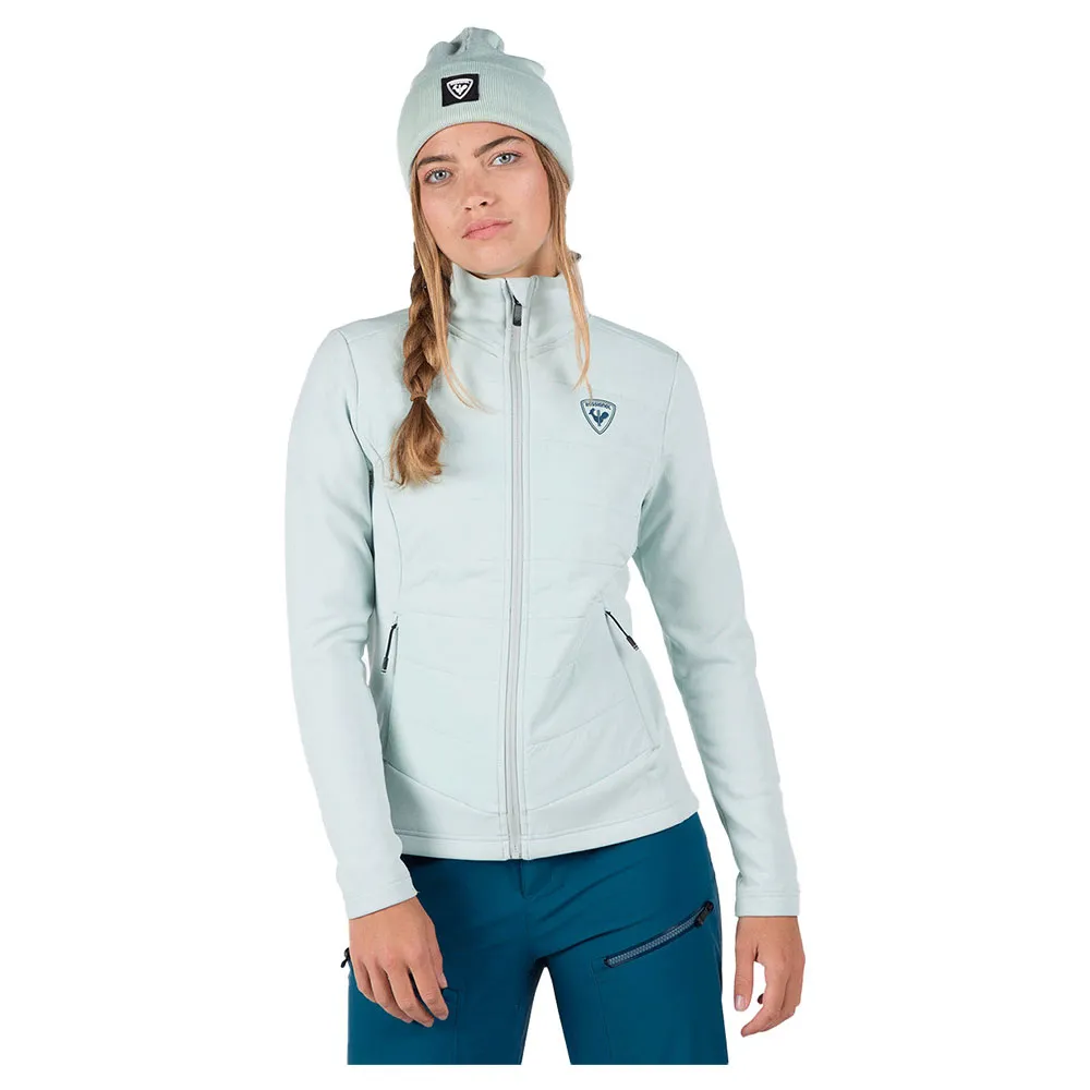 

Флис Rossignol Classique Hybrid full zip, синий