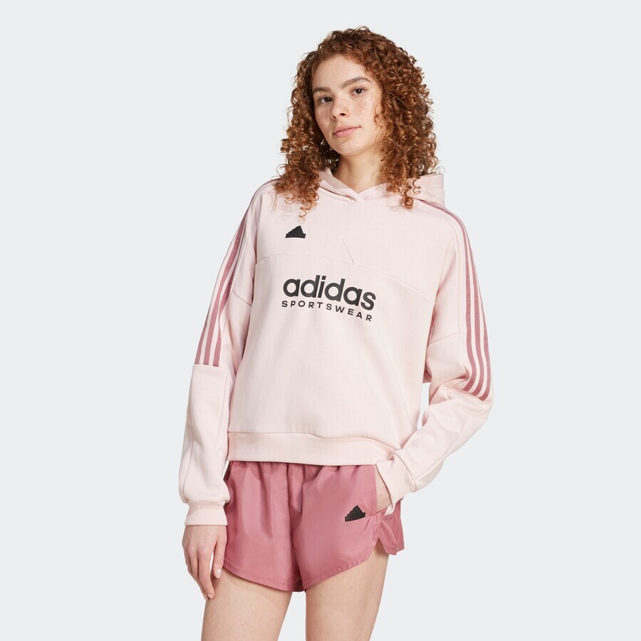 

Свитер с капюшоном на молнии ADIDAS SPORTSWEAR Athletic Sweatshirt, розовый