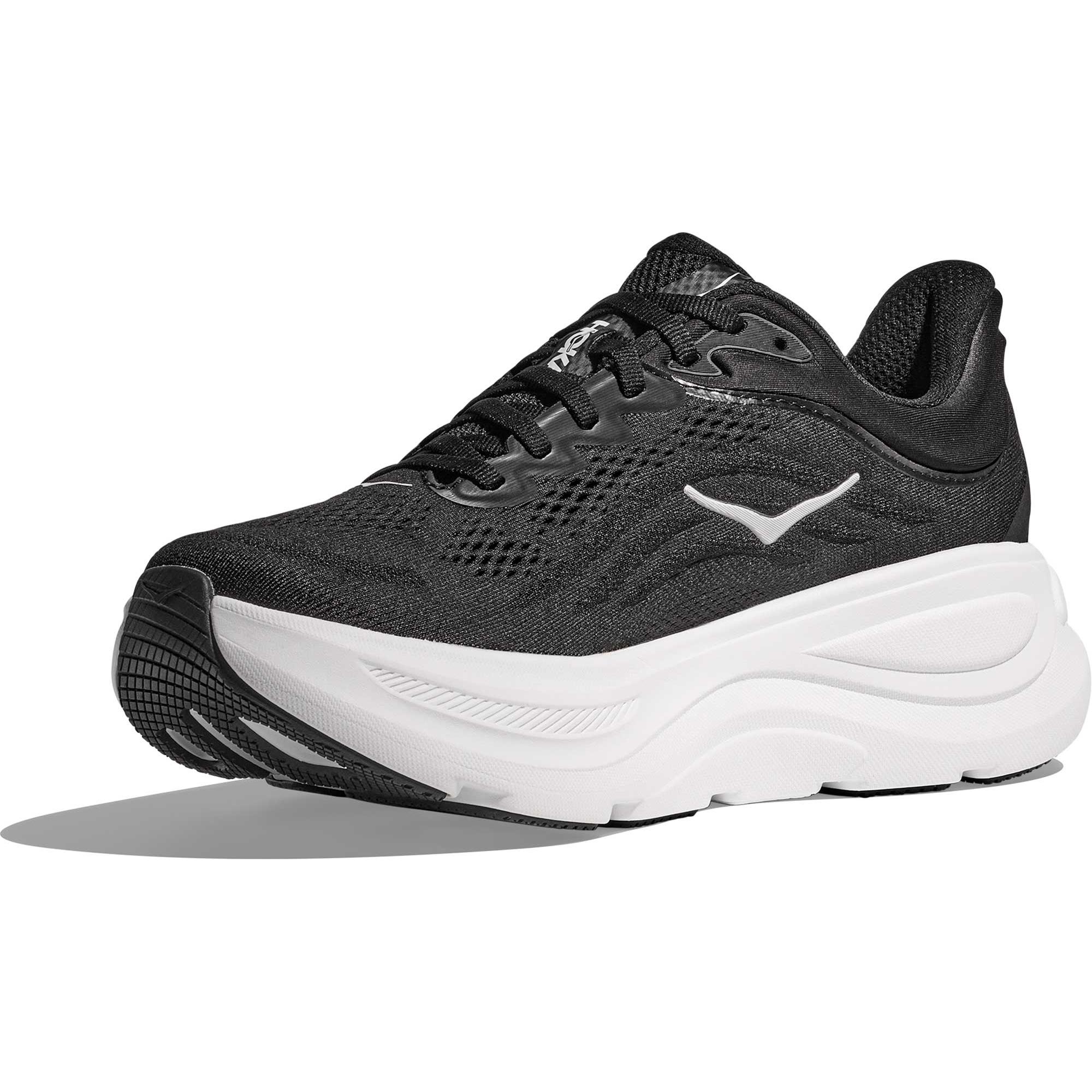 Мужские беговые кроссовки Bondi 9 Wide HOKA, Black/White — фото 4