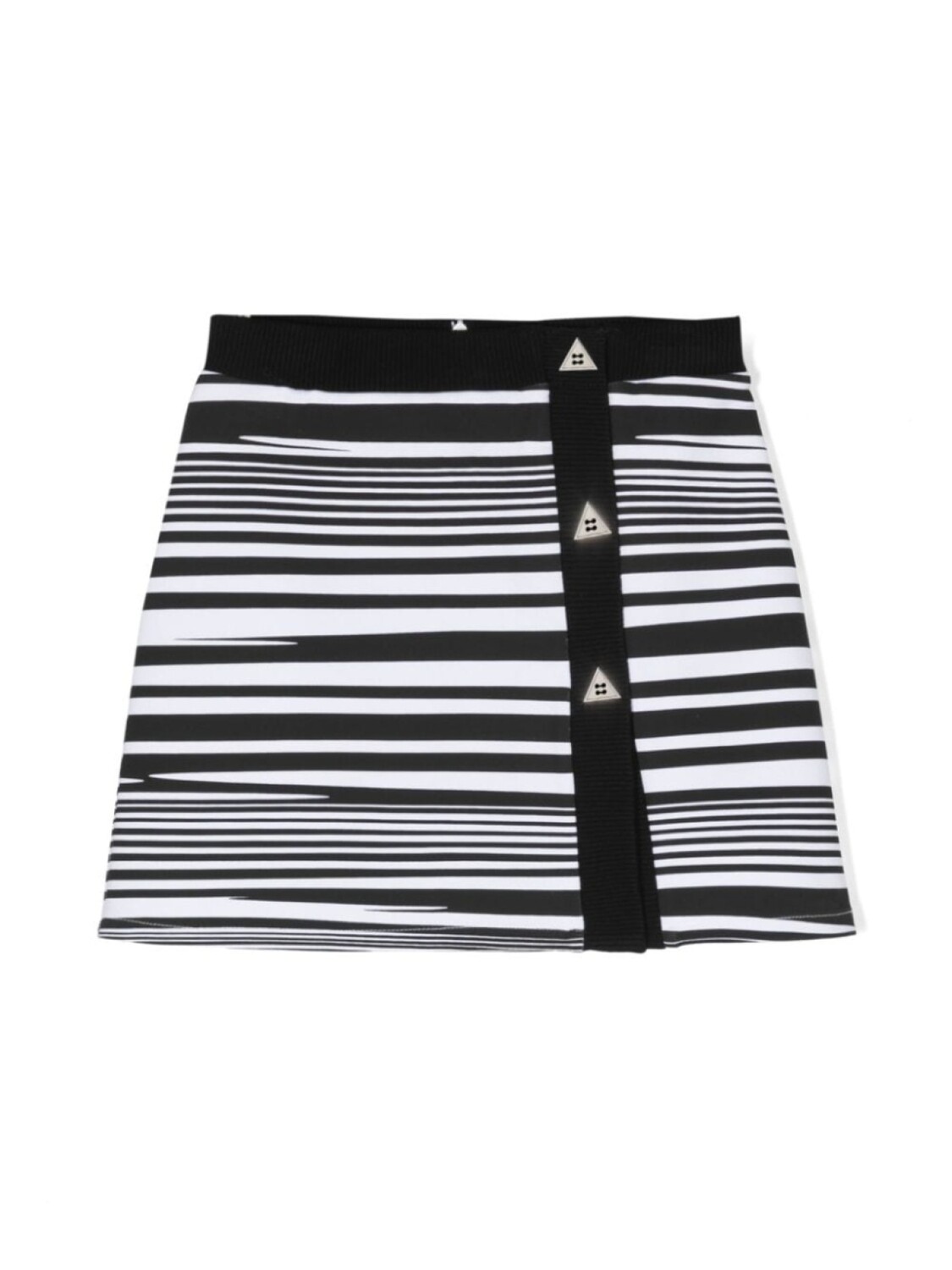 

Missoni Kids полосатая юбка с эластичным поясом, черный