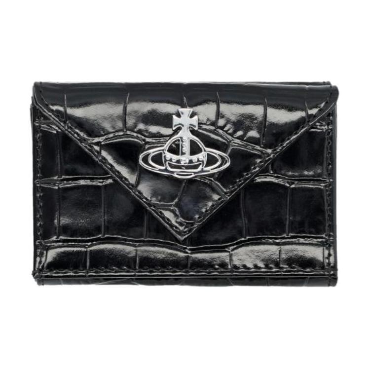 

Vivienne Westwood Женский бумажник из коровьей кожи чёрный