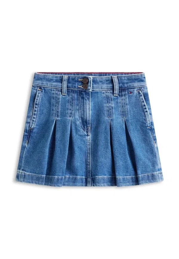 Плиссированная джинсовая юбка Tommy Hilfiger, Truebluedenim — фото 4