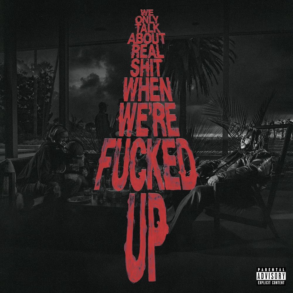 

Виниловая пластинка LP We Only Talk About Real Sh*t When We're F*cked Up [Red Vinyl] [Explicit] - Bas