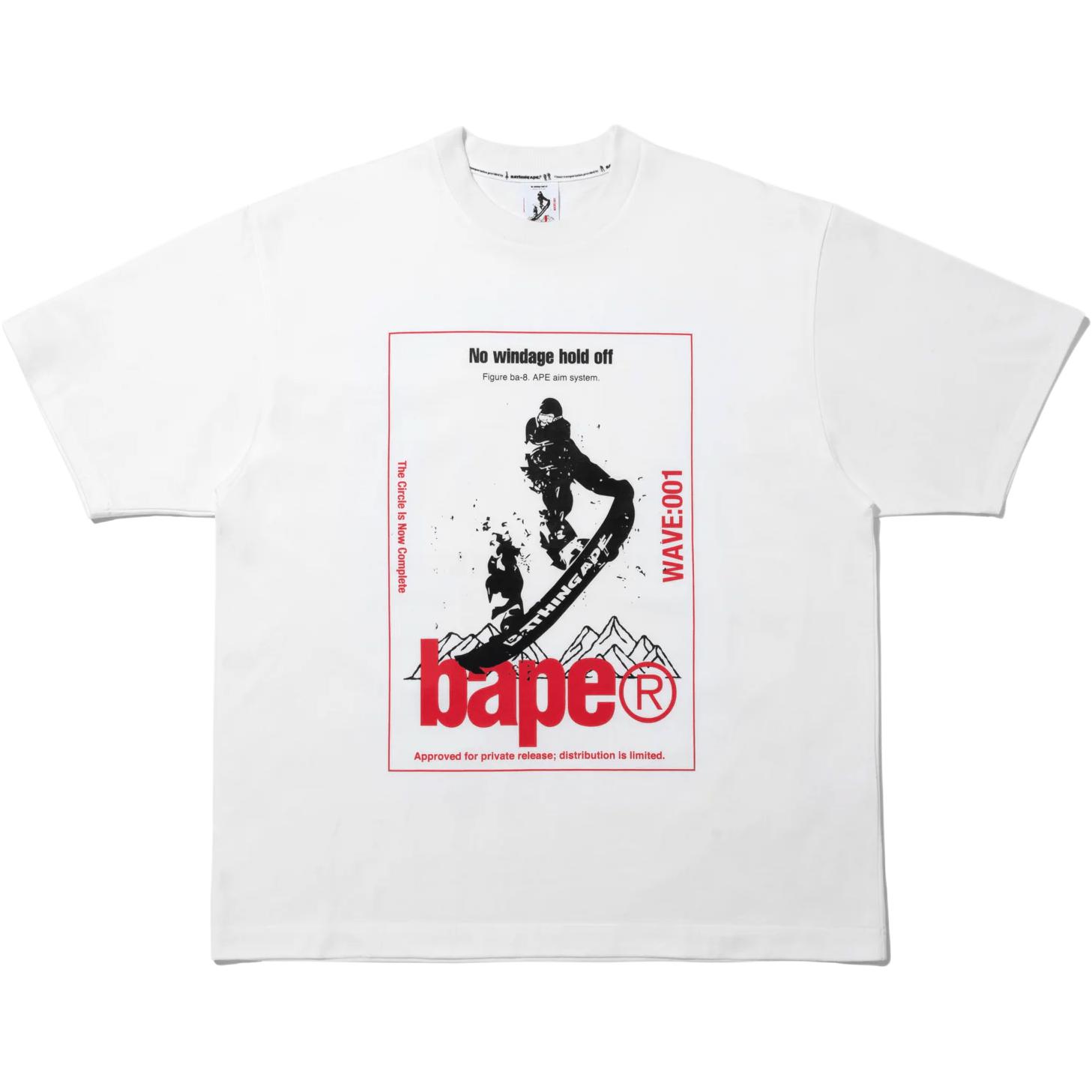 Мужская футболка x Kazuki Kuraishi FW25 A Bathing Ape, черный — фото 3