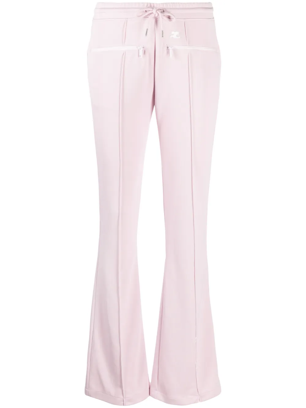 

Расклешенные брюки Interlock Courrèges, розовый