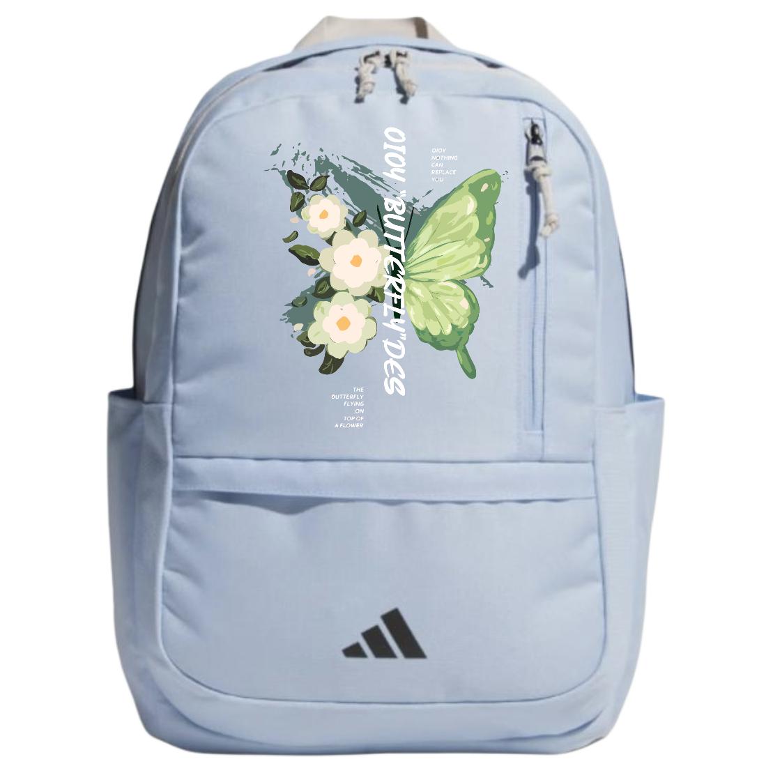

Adidas Тканевый рюкзак унисекс глянцевый синий, Petal butterfly