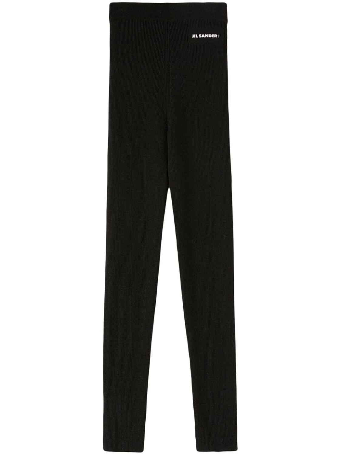 

Jil Sander легинсы с завышенной талией и логотипом, черный