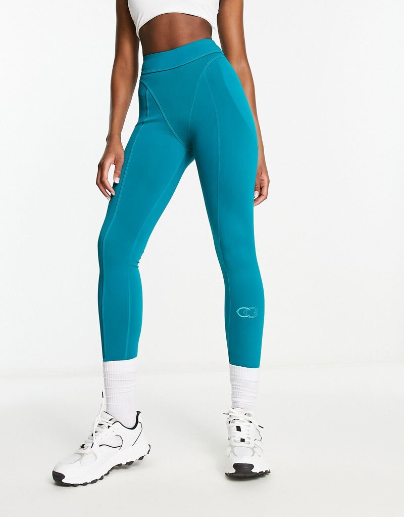 

Бирюзовые леггинсы Reebok x Cardi B Sculpt