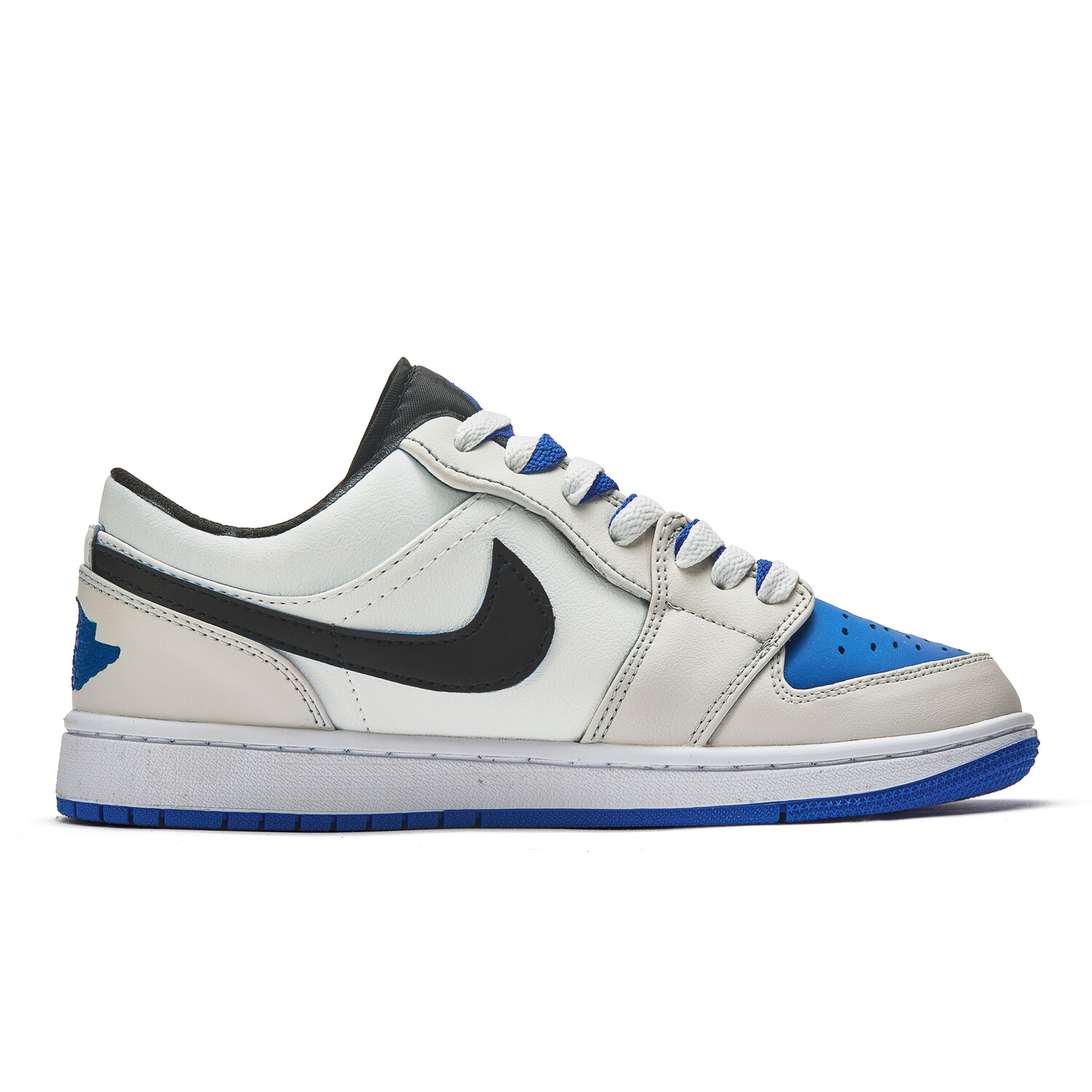 

Кроссовки Air Jordan 1 Vintage Basketball Shoes Men Low-top Blue/beige, бежевый