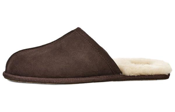Модные сандалии, тапочки, подкладка из флиса, коричневые Ugg, коричневый — фото 2