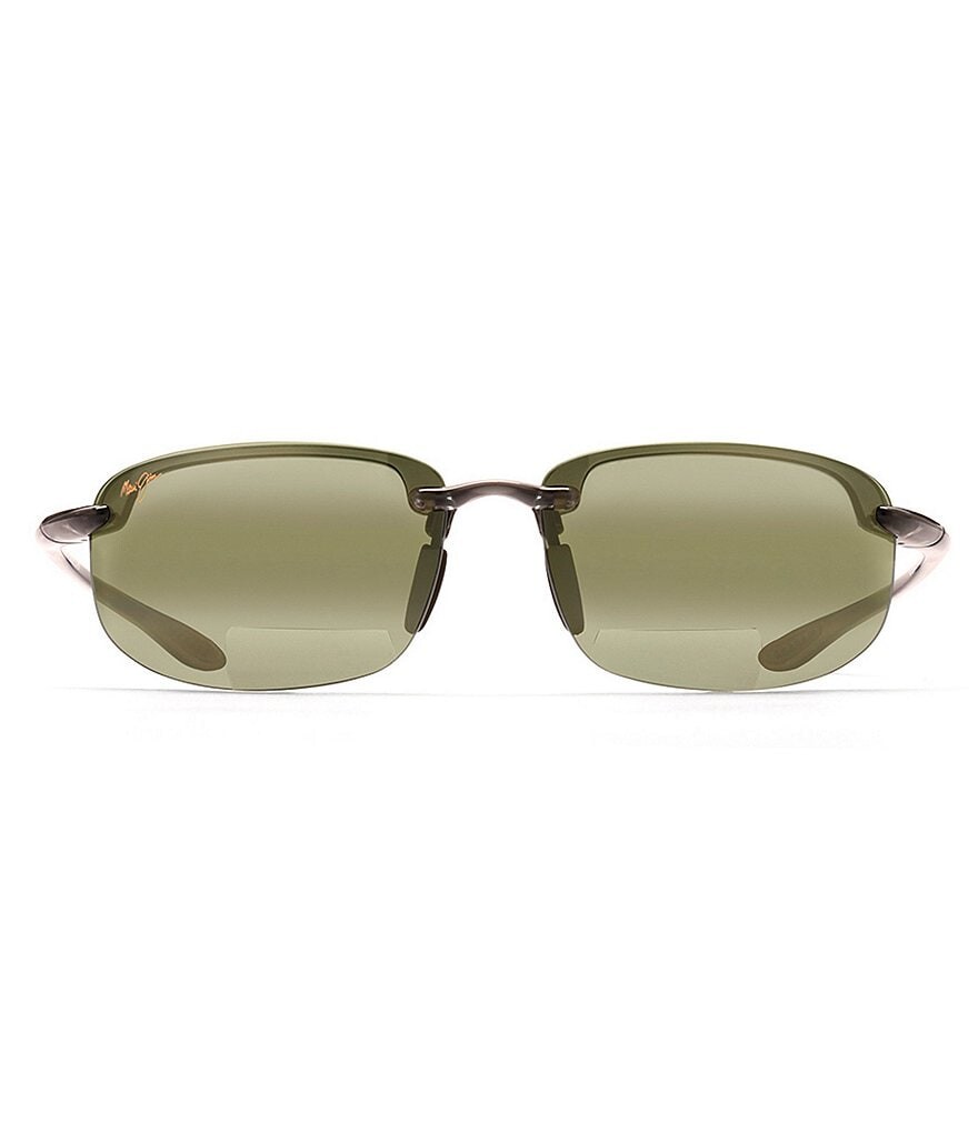 

Прямоугольные солнцезащитные очки Maui Jim Ho'okipa Reader 64 мм, серый