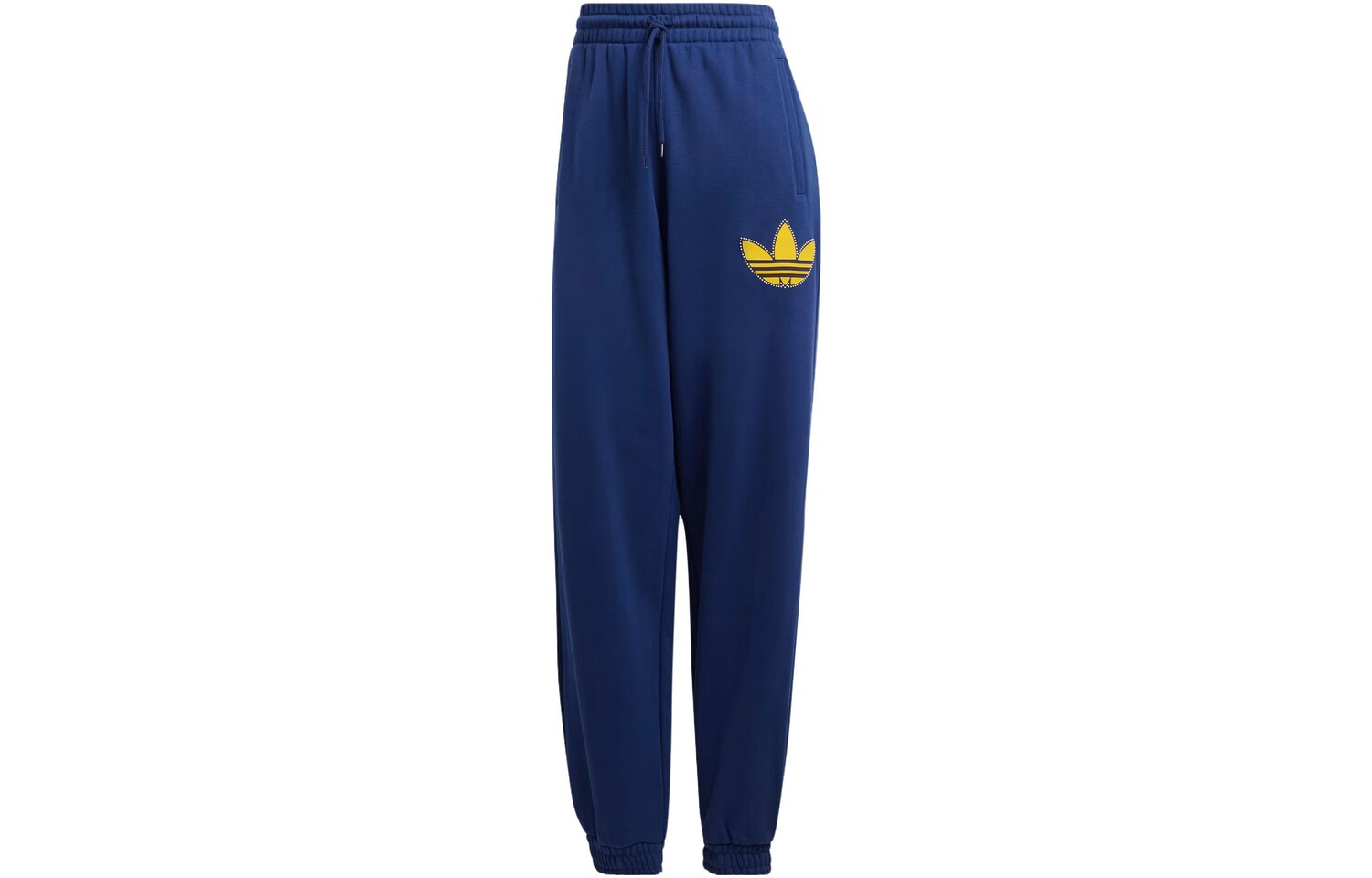 

Трикотажные спортивные штаны Trefoil женские темно-синие Adidas Originals
