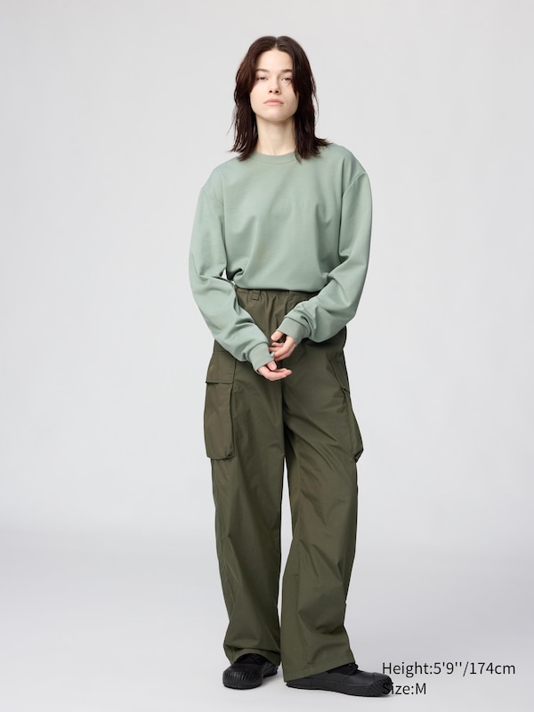 Хлопковая футболка AIRism с длинным рукавом Uniqlo, 52 green — фото 4