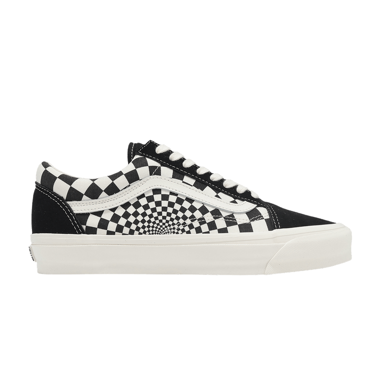 

Кроссовки Vans Old Skool 'Radial Checkerboard - Black Marshmallow', черный