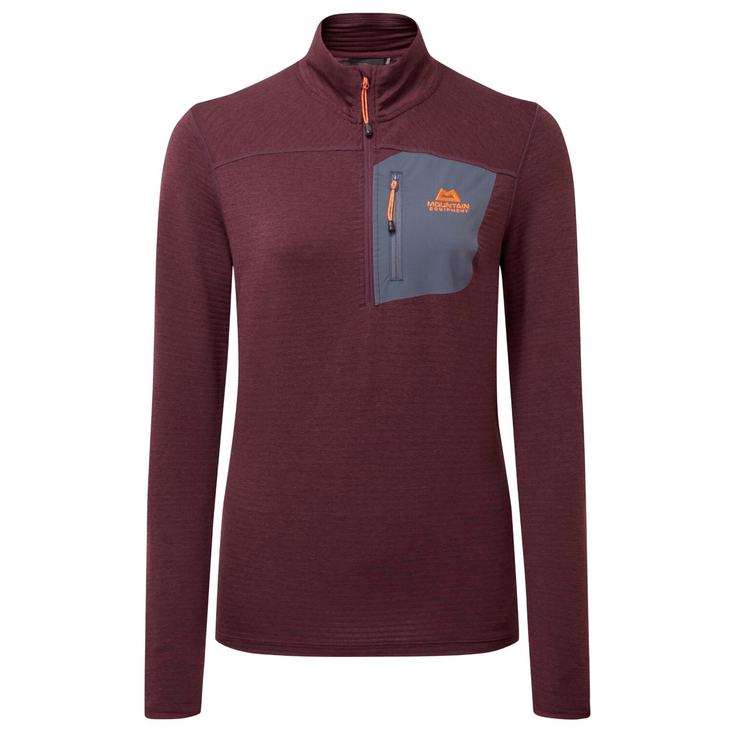 

Флисовый свитер Mountain Equipment Women's Lumiko Zip T, цвет Raisin/Ombre