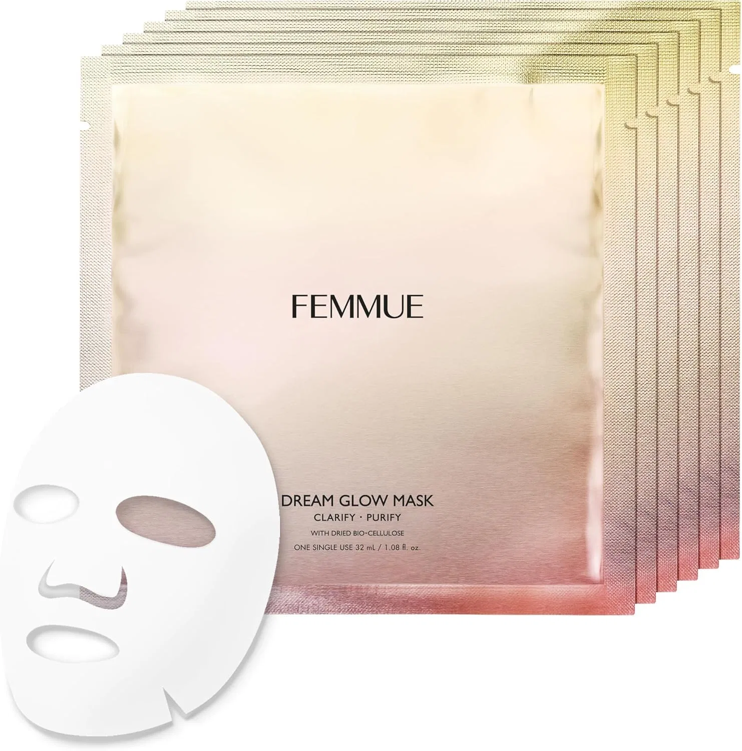 Бустер Femmue — Dream Glow Mask CP, увлажняющая, отшелушивающая, x, 32 мл