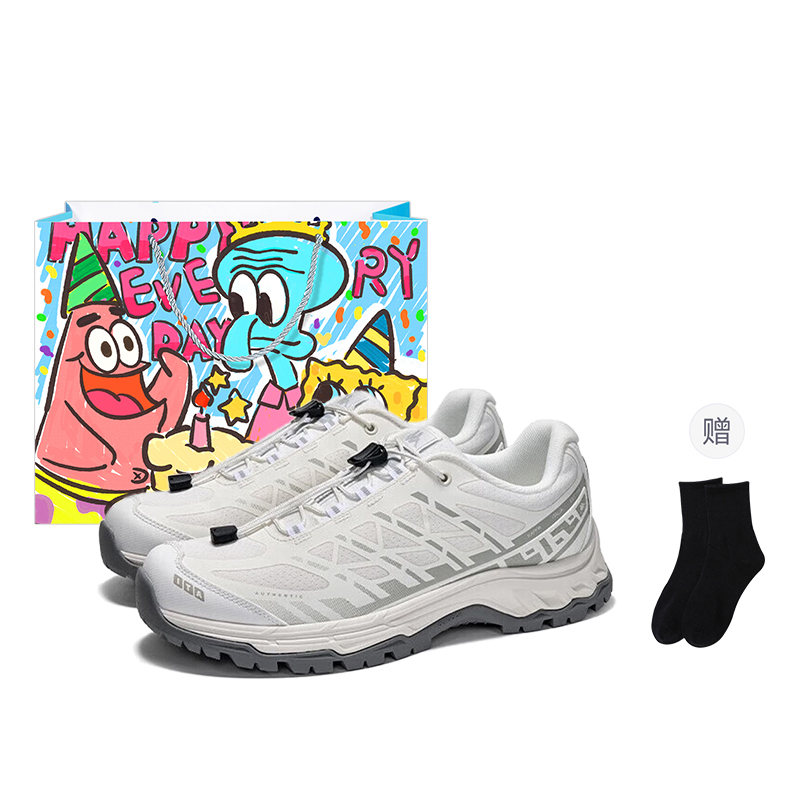 

Kappa Антискользящие износостойкие мужские кэжуал кеды низкие классические белые прохладный серый, цвет Classic White/Cool Gray (Happy Shopping Bag Clothing Sets)