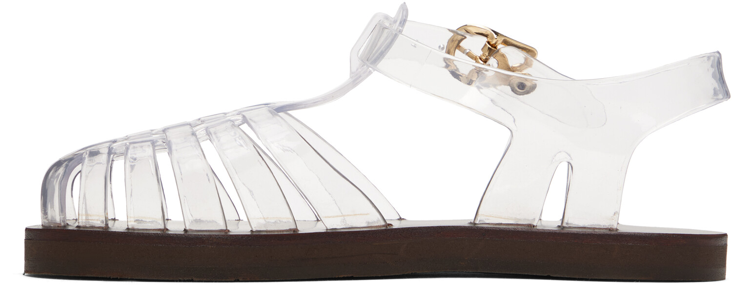 Прозрачные босоножки Homeria Jelly Ancient Greek Sandals, Clear — фото 3