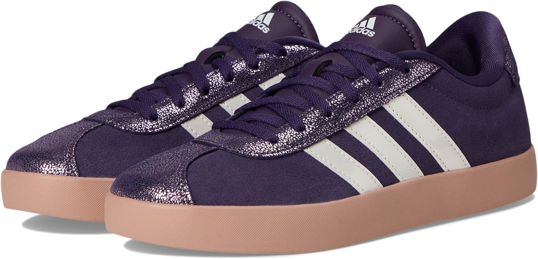 

Кроссовки adidas Kids VL Court 3.0 Shoes, Aurora Plum/Zero Metallic/Pink Gum
