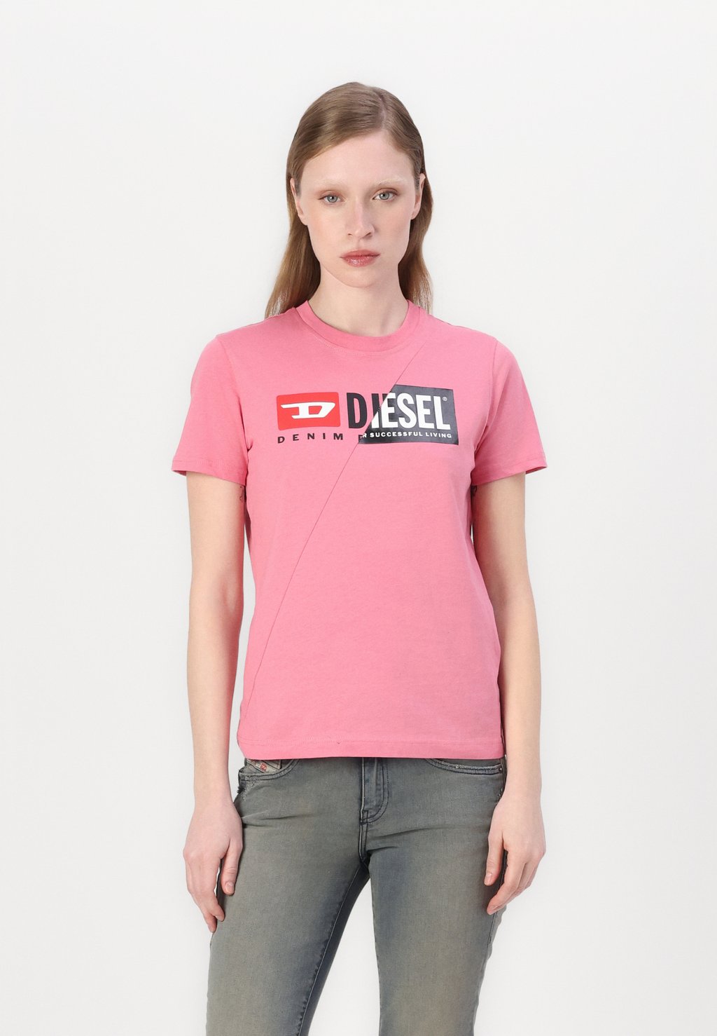 

Футболка с принтом CUTY Diesel, розовый