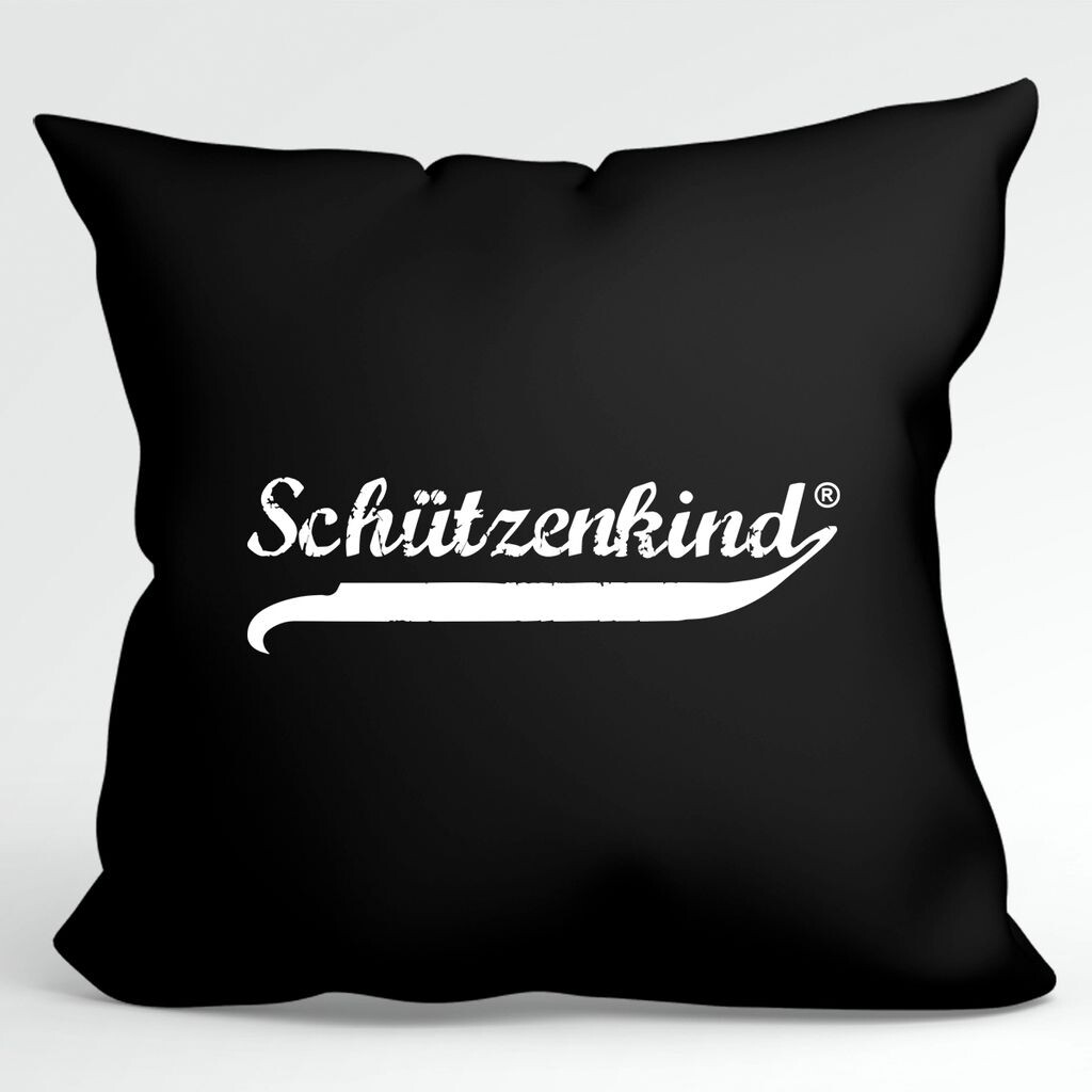 

Подушка Hellweg Druckerei Schützenkind, винтажная декоративная наволочка без наполнителя, 40x40 см, черная, для настоящих стрелков