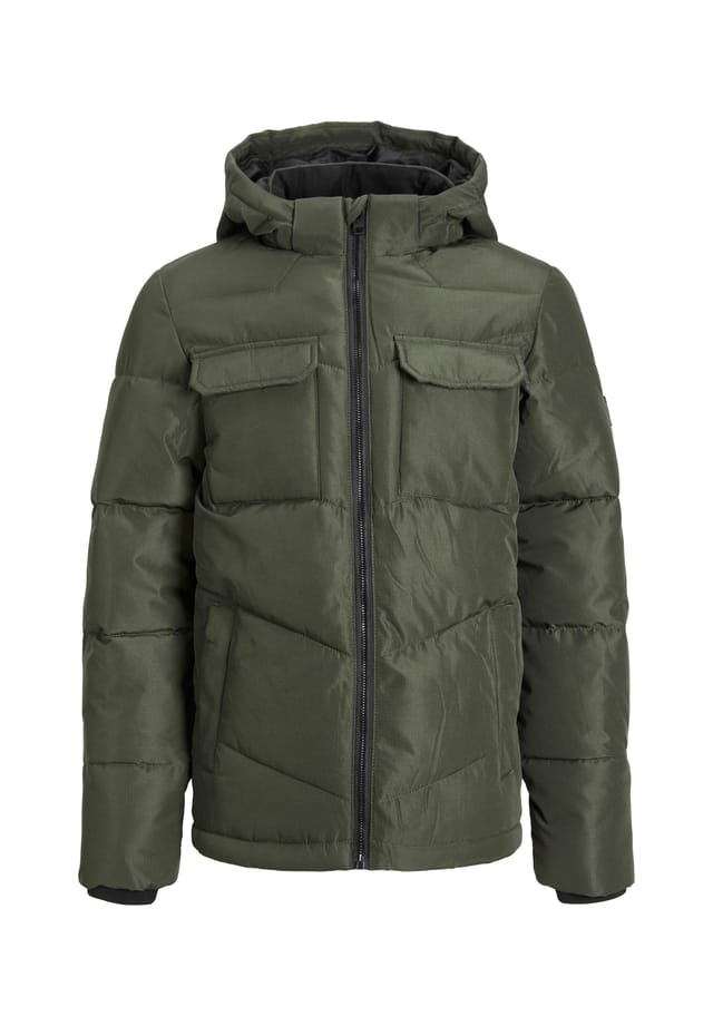 

Куртка Мейсон стеганая куртка с капюшоном молнией и карманами Jack & Jones, зеленый