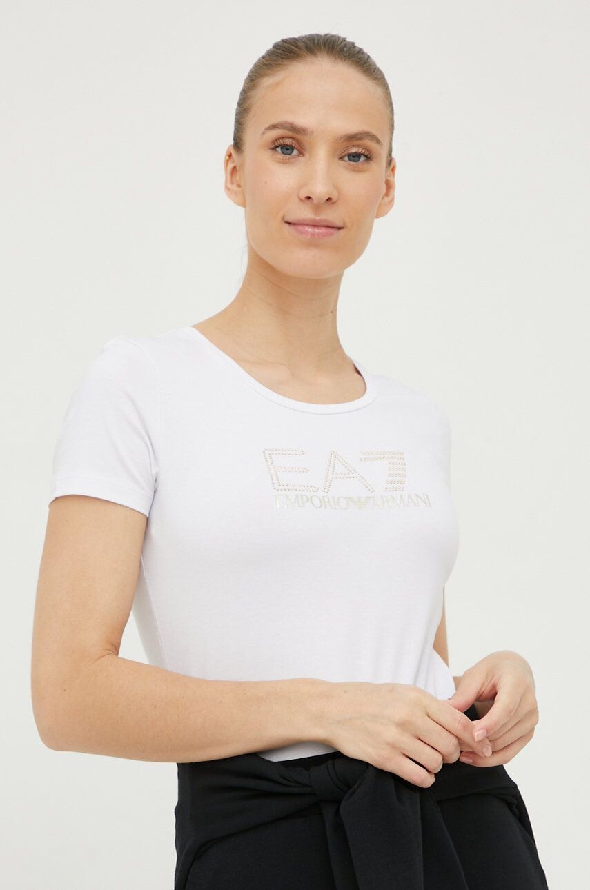 

Футболка EA7 Emporio Armani, белый