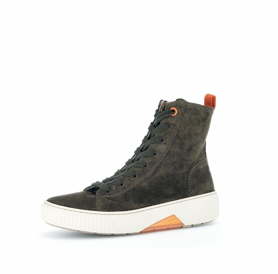 

Ботинки GABOR Lace-Up Ankle Boots, темно-зеленый
