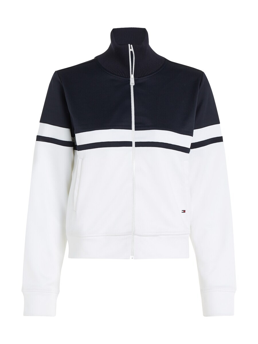 

Худи на молнии Tommy Hilfiger, темно-синий/белый
