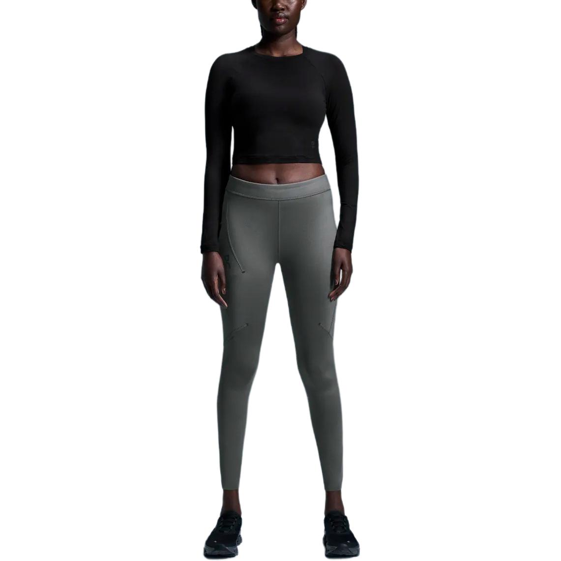 

On Футболка с рукавом реглан женская черная, Черный, On Футболка с рукавом реглан женская черная