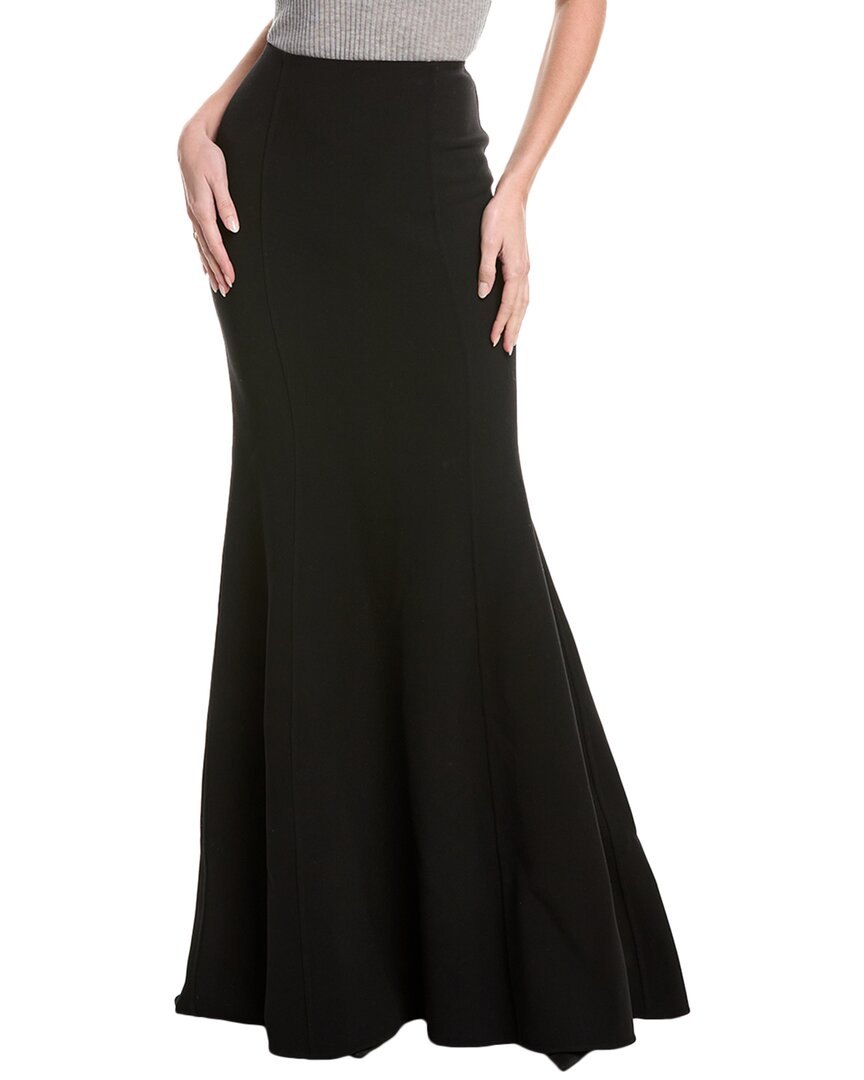 

Юбка макси из шерстяной смеси Michael Kors Collection Fishtail, черный