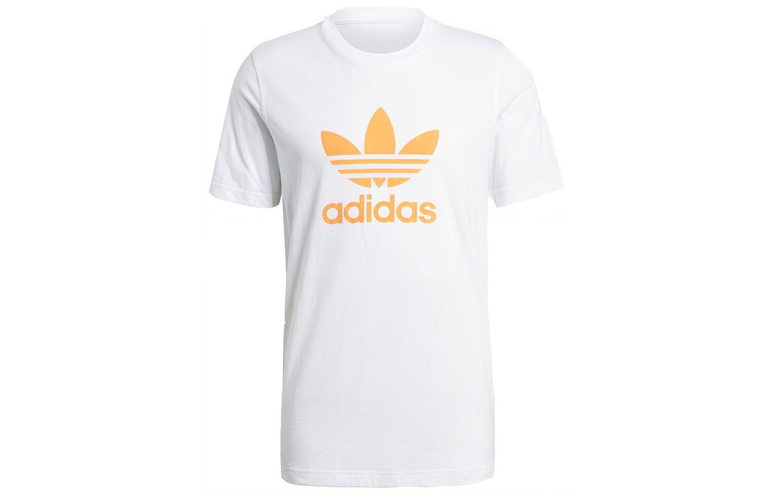 

Футболка с трилистником мужская белая Adidas Originals, белый