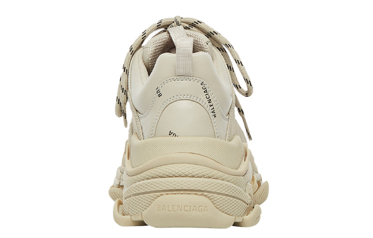 Кроссовки (WMNS) Balenciaga Triple S Sneaker 'All Over Logo - Beige' 524039W2FA19710, кремовый — фото 4