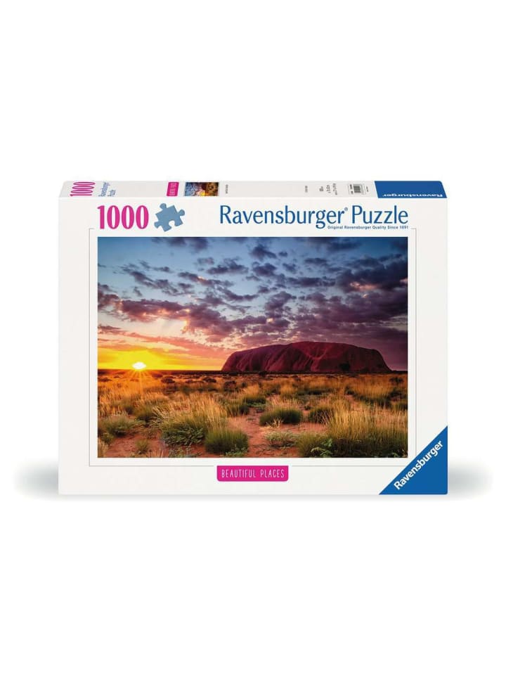 

Цветной пазл Ravensburger из 1000 деталей с изображением скалы Айерс-Рок в Австралии