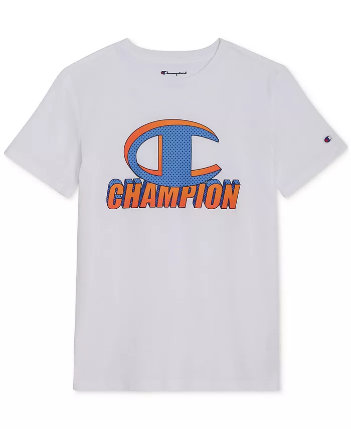 

Футболка с коротким рукавом и принтом Big Boys Champion, белый