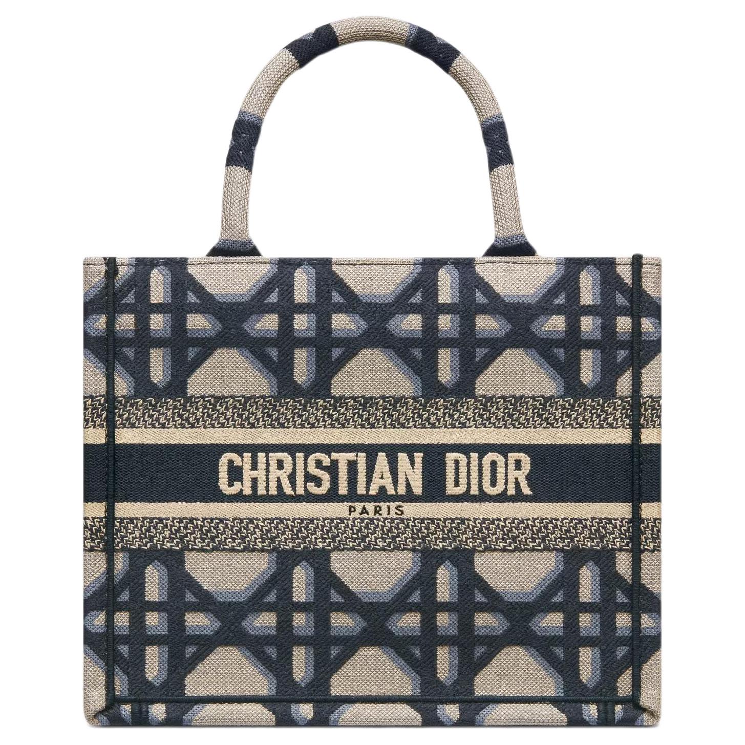 

DIOR Вышитая сумка-шоппер Книжный тоут