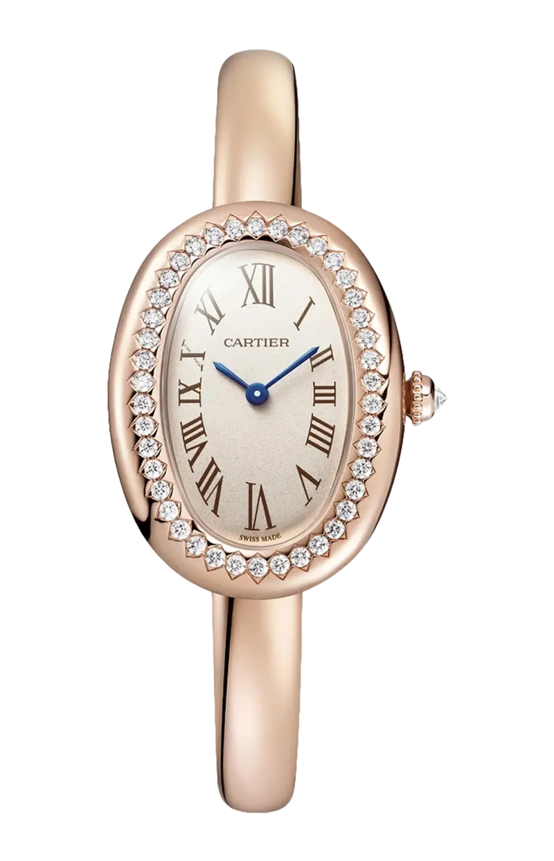 

Baignoire модель малая, розовое золото, бриллианты, размер 15, кварц - wjba0041 CARTIER