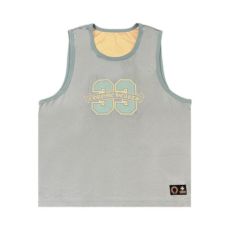 

Джерси Chrome Hearts Japan Exclusive Mesh Reversible Basketball Jersey, Baby Blue/White