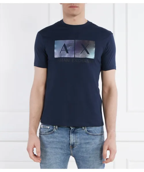 

Футболка Regular fit Armani Exchange, синий