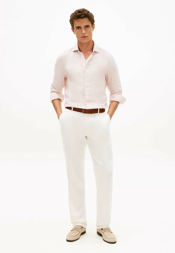 Рубашка в стиле «стайл кэжуал» Tommy Hilfiger, Dusky Pink Ecru — фото 2