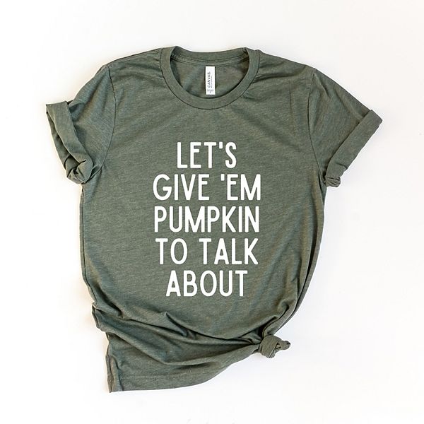 

Футболка с принтом Let's give em pumpkin to talk about Simply Sage Market, Army Green, Зеленый, Футболка с принтом Let's give em pumpkin to talk about Simply Sage Market, Army Green