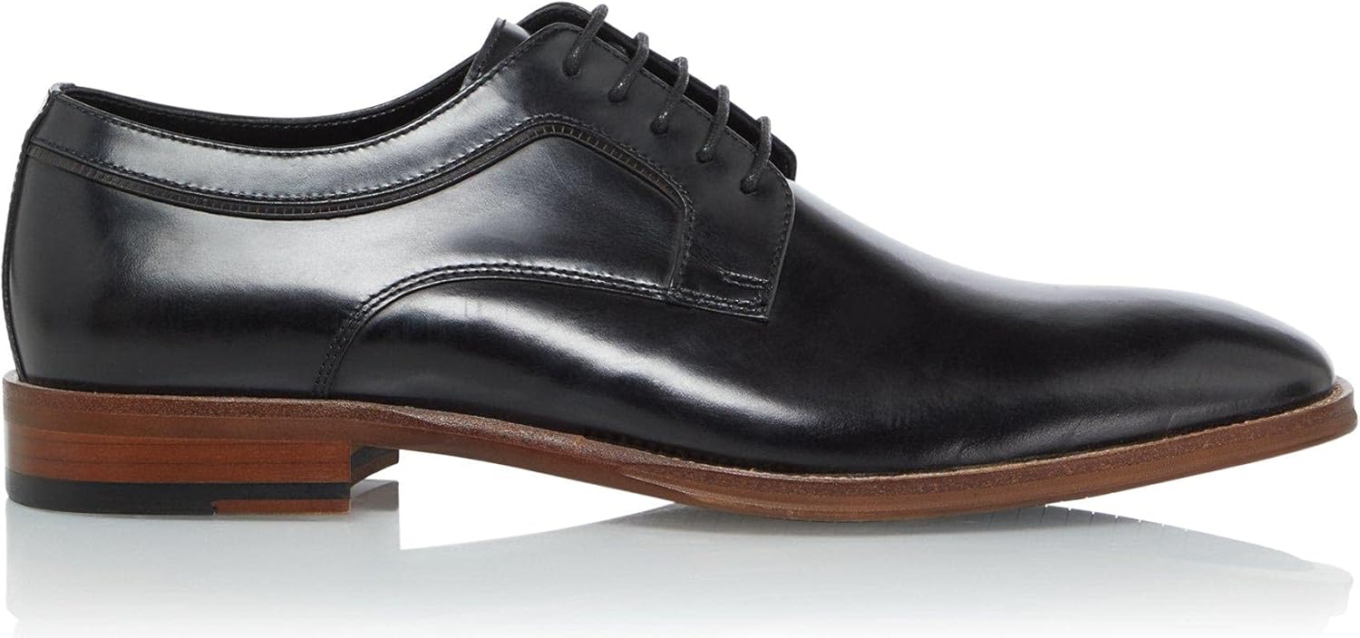 

Мужские кожаные туфли на плоской подошве Dune Sparrows Smart Leather Gibson Dune London, черный