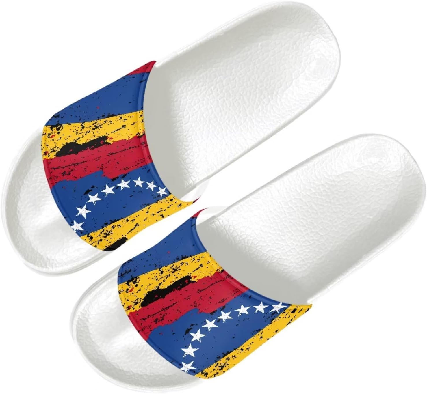 

Мужские шлепанцы Quxjehoe, быстросохнущие для душа, противоскользящие, легкие, модные летние сандалии, размеры США 5-14, Venezuela